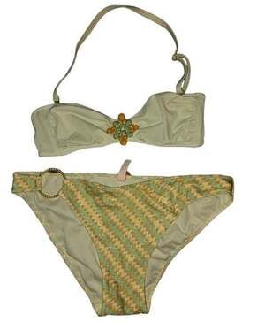 Victoria's Secret Jewel Embellished Bandeau Bikini Set